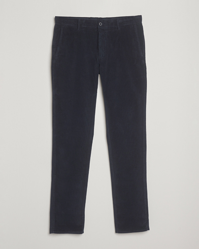 NN07 Alex Regular Fit Corduroy Pants Navy Blue at CareOfCarl.com