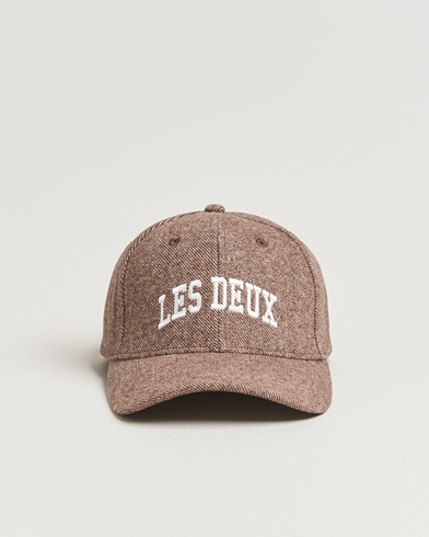 LES DEUX Wool Baseball Cap Mountain Gray – Brown