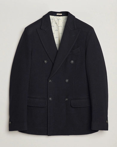 Massimo Alba Cashmere Peacoat Navy - Size: 48