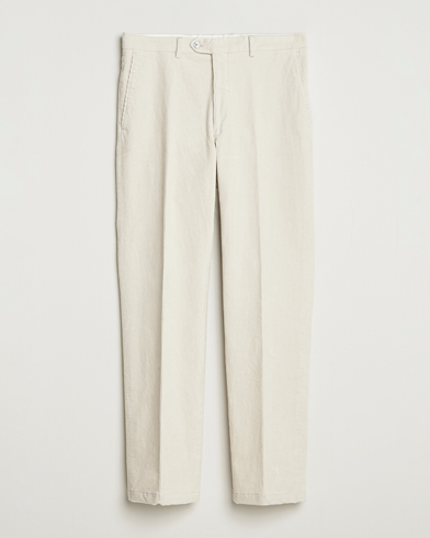 Oscar Jacobson Del S Straight Pants White - Size: 48