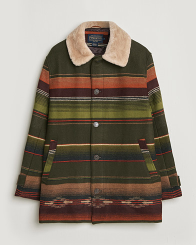 Pendleton Dayton Coat Tumalo Olive – Multi-colour