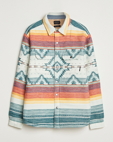 Pendleton Bay City Teddy Lined Shirt Jacket Saltillo Stripe – Multi-colour