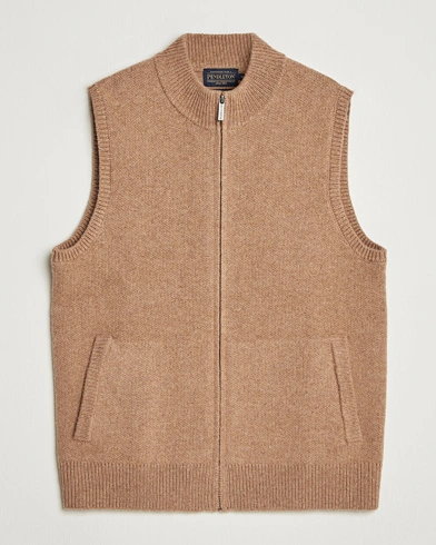 Pendleton Wool Sweater Vest Tan – Beige