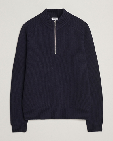 Polo Ralph Lauren Textured Half-Zip Blue Hyacinth at CareOfCarl.com