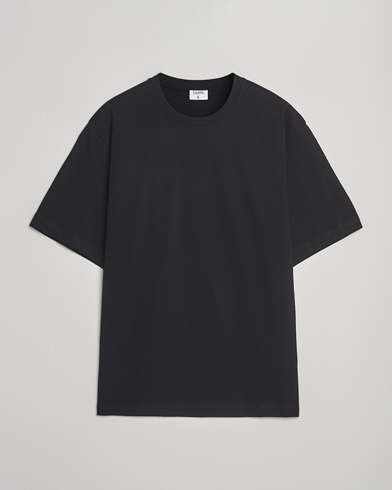 Filippa K Heavy Cotton Crew Neck T-Shirt Black – Black