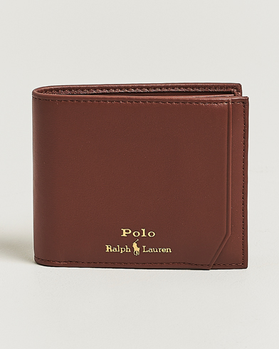 Polo Ralph Lauren Saffiano Leather Wallet Black at CareOfCarl.com