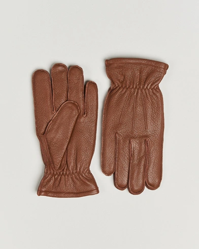 Polo Ralph Lauren Full Grain Leather Gloves Caramel – Brown