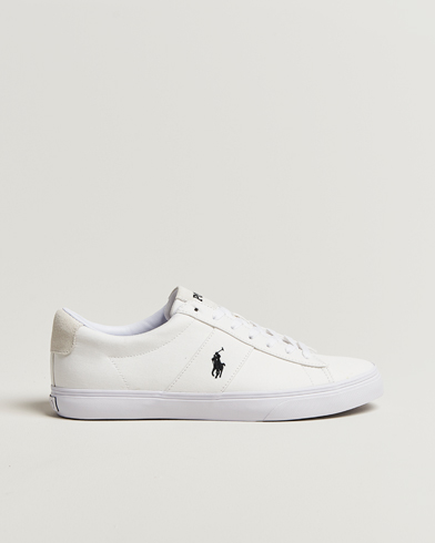 Polo Ralph Lauren Sayer Canvas Sneakers White/Black – White