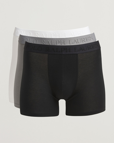 Polo Ralph Lauren 3-Pack Boxer Briefs Black/Grey/White – Black