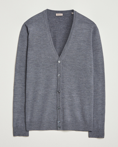 Stenströms Merino Cardigan Grey – Grey