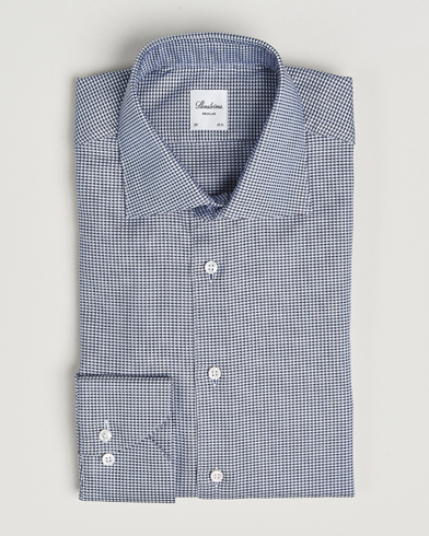Stenströms Regular Fit Woven Structure Shirt Blue – Blue