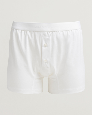 Zimmerli of Switzerland Mercerized Cotton Boxer Briefs White at