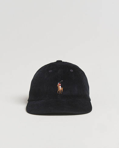 Polo Ralph Lauren Big Pony Cap RL Black at CareOfCarl.com