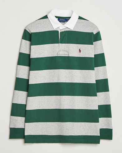 Polo Ralph Lauren Jersey Striped Rugger Vintage Pine/Andover Heather – Green