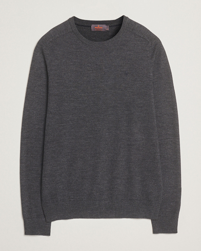 Auralee Soft Wool Cord Pullover Charcoal at CareOfCarl.com