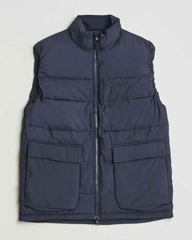 KnowledgeCotton Apparel Puffer Vest Night Sky – Blue
