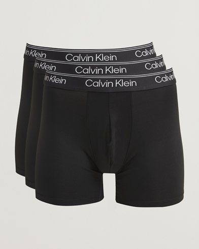 Calvin Klein Calvin Klein 3-Pack Micro Stretch Trunk Black - Size: S