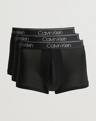 Calvin Klein 3-Pack Micro Stretch Trunk Black – Black