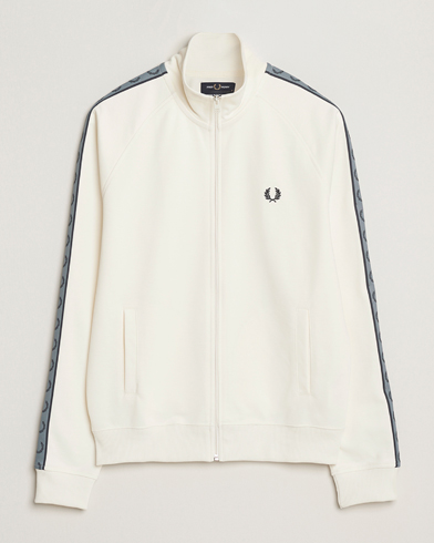 Fred Perry Taped Track Jacket Ecru at CareOfCarl.com
