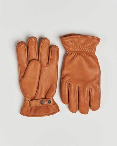 Polo Ralph Lauren Full Grain Leather Gloves Caramel at CareOfCarl.com