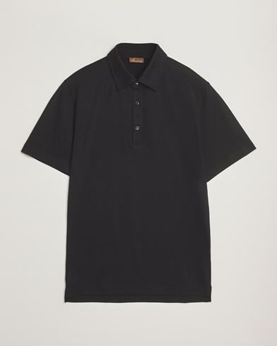 Stenströms Supima Cotton Polo Shirt Black – Black