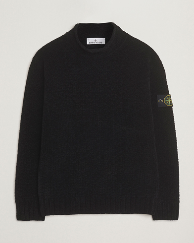 Stone Island Knitted Lambwool Sweater Black at CareOfCarl.com