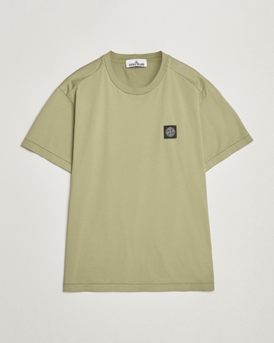 Stone Island Garment Dyed Cotton Jersey T-Shirt Sage – Green