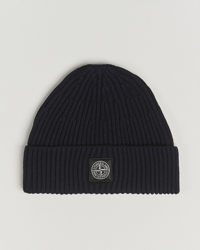 Moncler Genius X Palm Angels Rib Wool Beanie Grey at CareOfCarl.com