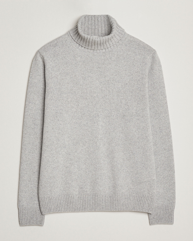 John Smedley Cherwell Extra Fine Merino Rollneck Mushroom Brown at