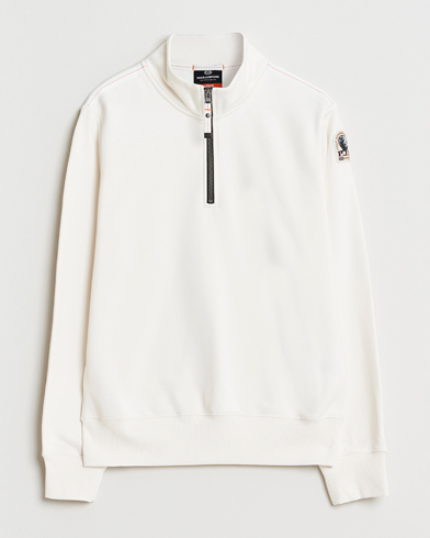 Parajumpers Broad Peak Super Easy Half Zip Sweatshirt Purity – White