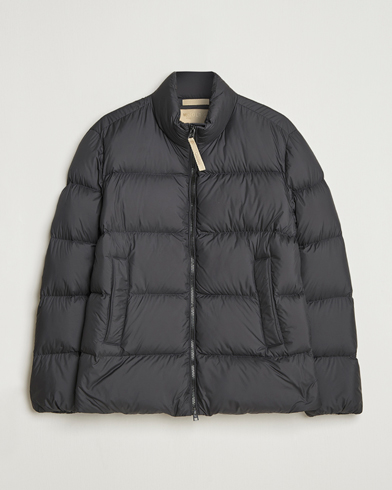 Woolrich Western Down Vest Melton Blue at CareOfCarl.com
