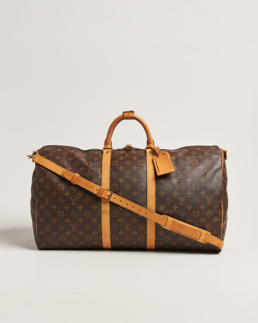 Louis Vuitton Pre-Owned Keepall Bandoulière 55 Monogram – Brown