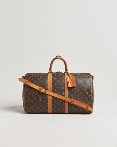 Louis Vuitton Pre-Owned Keepall Bandoulière 45 Monogram – Brown