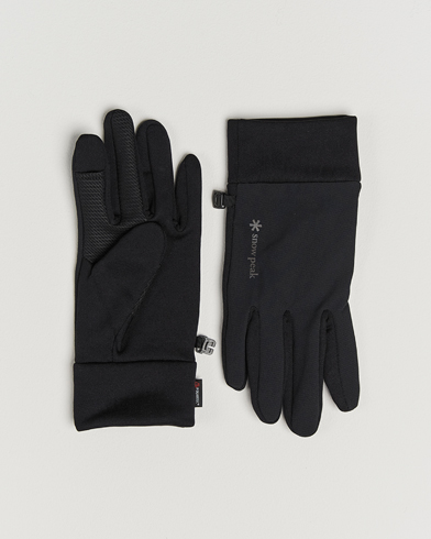 Stone Island Soft Shell-R_e Recycled Gloves Black at CareOfCarl.com