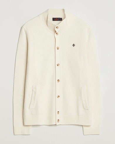 Morris Morris Hertford Button Cardigan Off White - Size: XL / Mens clothing