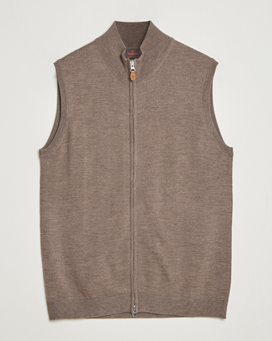 【OHGA】新品未使用 WOOL VEST キャメル AURALEE CASHMERE WOOL MOSSER VEST | Less Higa