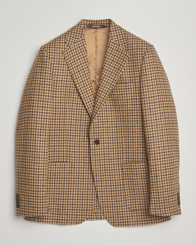 Morris Wool Sport Check Jacket Brown – Brown