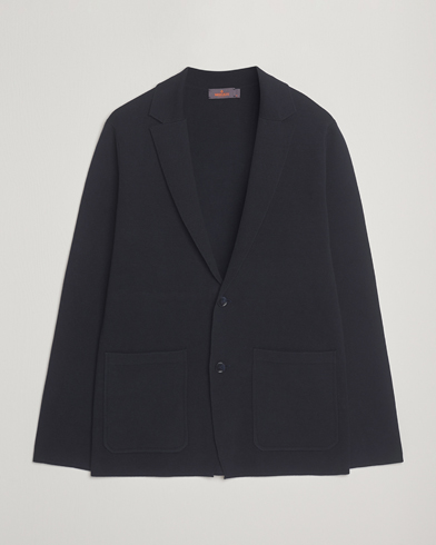 Morris Jake Knitted Blazer Old Blue – Blue