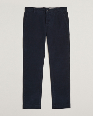 Morris Jeffrey Cord Chinos Navy – Blue