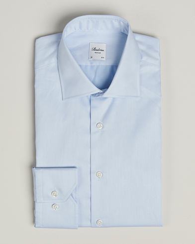 Stenströms Regular Fit Cotton Twill Shirt Blue – Blue