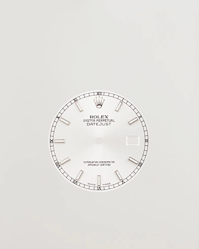 Rolex Pre-Owned Datejust dial, date wheel, hands, 6 ref 36mm