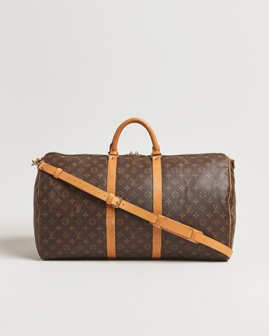 Louis Vuitton Pre-Owned Keepall Bandoulière 55 Monogram – Brown