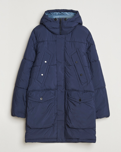 PS Paul Smith Fibre Down Hooded Parka Dark Blue - Size: M