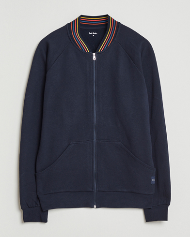 Paul Smith Artist Rib Full Zip Navy – Blue