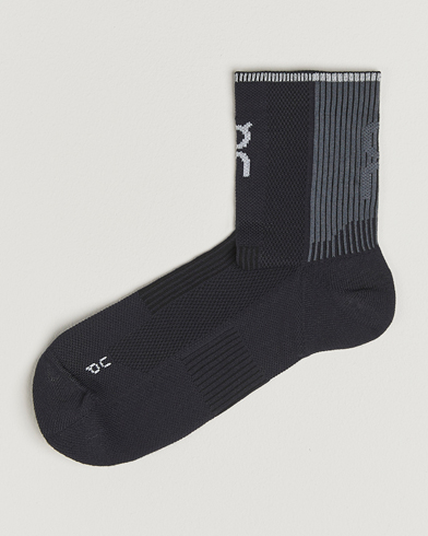 ON Performance Run Sock Mid Black - Size: L
