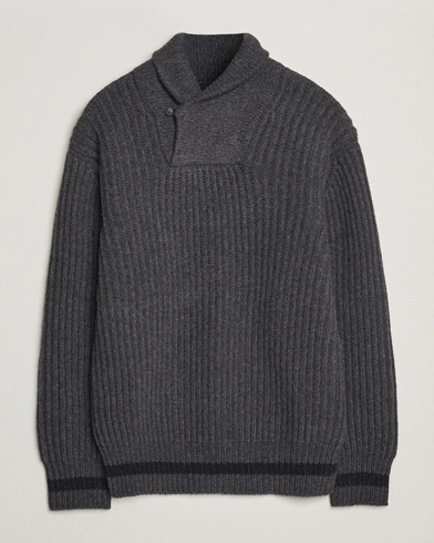 Filson Bristol Shawl Neck Sweater Grey – Grey