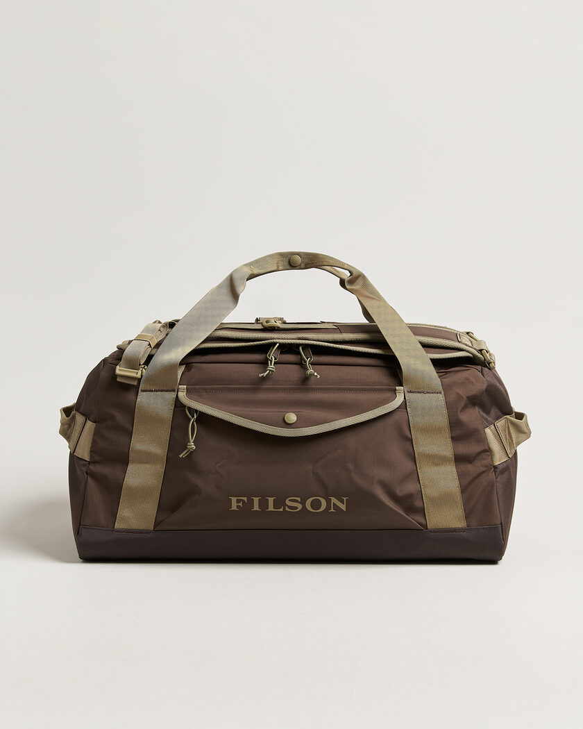 Fred Perry Tonal Classic Barrel Bag Whiskey Brown at CareOfCarl.com