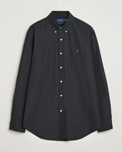 Polo Ralph Lauren Custom Fit Stretch Poplin Shirt Polo Black – Black