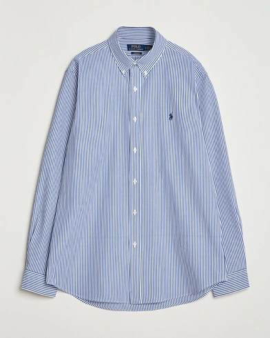 Polo Ralph Lauren Custom Fit Stretch Poplin Shirt Bengal Stripe – Blue