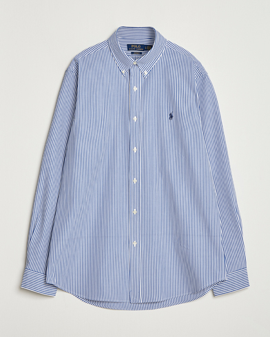 Polo Ralph Lauren Custom Fit Stretch Poplin Shirt Bengal Stripe – Blue